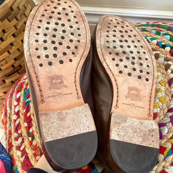 Trask Men's Brown Leather Loafers with Silver Accent Horsebit - Picture 6 of 8